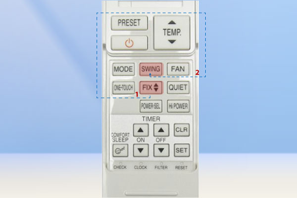 Thay đổi hướng gió thổi trên máy lạnh Toshiba